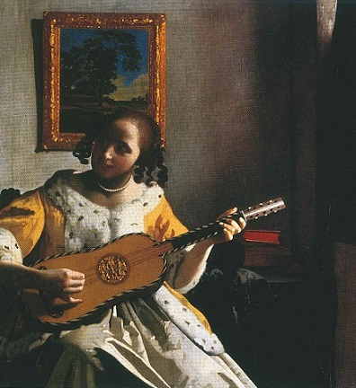 suonatrice di chitarra