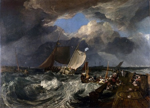Turner il molo di Calais