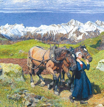 segantini primavera sulle Alpi