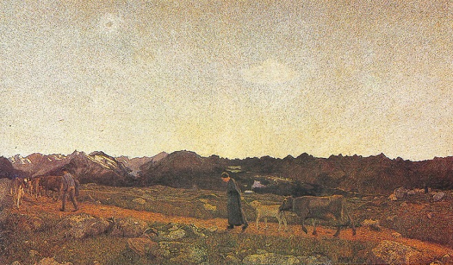 segantini quadro la natura
