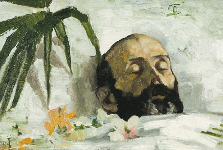 segantini ritratto d'uomo sul letto di morte