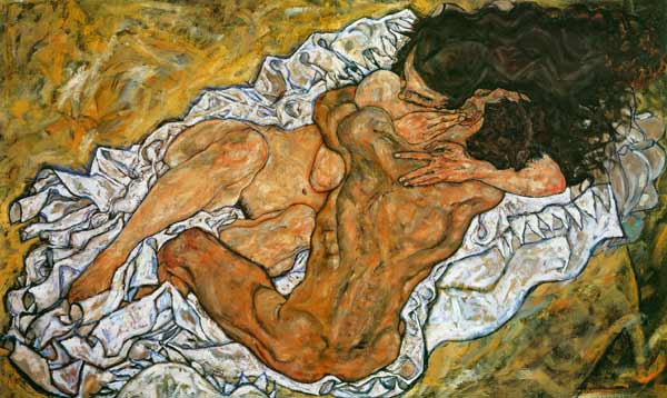 egon schiele l'abbraccio