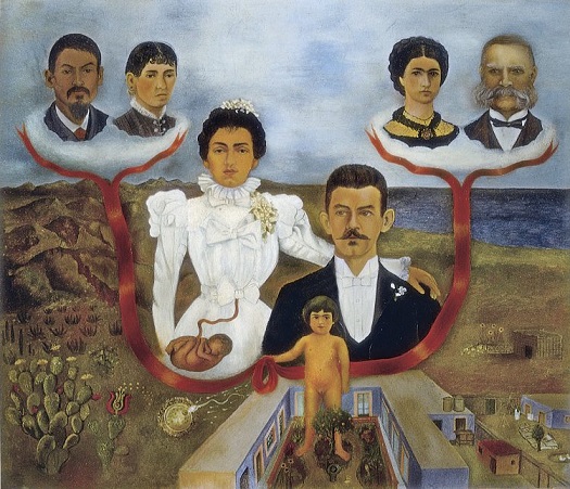 Frida i miei nonni i miei genitori e io